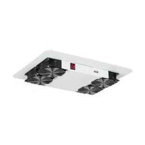 Fan unit for floor cabinets TFR TFL 4 fans without power cord ser. NIKOMAX TLK-FAN4-GY