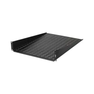 19英寸 2U 前置搁板 深度 600mm 含安装配件 黑色 NIKOMAX TLK-SHFR-600-BK