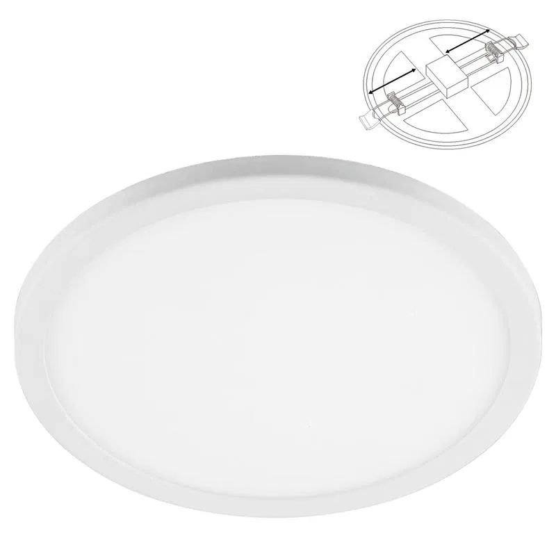 LED luminaire AL508 14W 4000K 1120lm flush-mounted with adjustable mounting d (up to 160mm) white Flexy FERON 29727 NPR Svetotekhnika