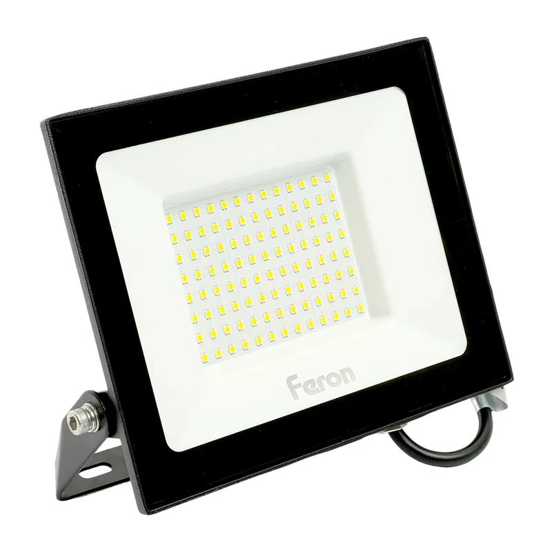 Прожектор светодиодный LL-922 100Вт 4000К IP65 AC 230В/50Гц 2835SMD черн. FERON 48108