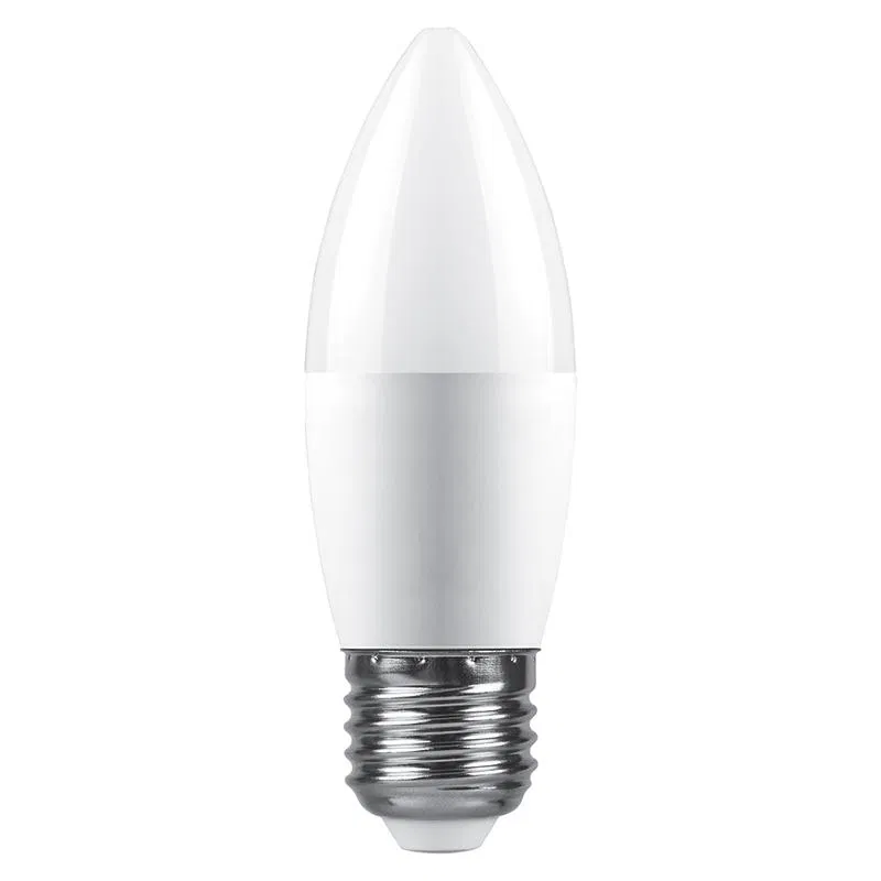 Лампа светодиодная SBC3720 20Вт C37 свеча 4000К E27 230В SAFFIT 55270