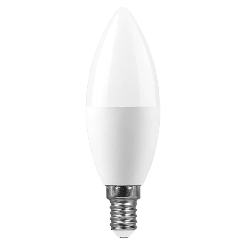 Лампа светодиодная SBC3720 20Вт C37 свеча 6400К E14 230В SAFFIT 55274 НПР Светотехника