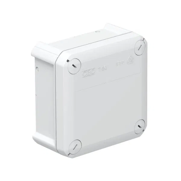 Коробка распределительная 100х100х48мм IP66 T60 OE закрыт. свет. сер. OBO 2007239 OBO Bettermann