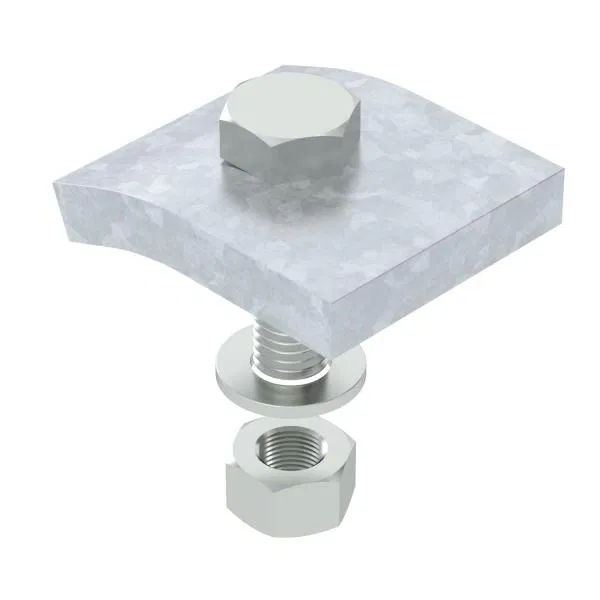 Corner fixer set H5 M12x40 hot dip zinc KWS 5 FT (pack 2pcs) OBO 6355218 OBO Bettermann