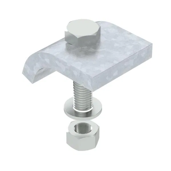 Angle fastener kit H20 M12x60 galv zinc KWS 20 FT (pack 2pcs) OBO 6355242 OBO Bettermann