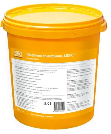Шпатлевка огнестойкая 10кг ASX-E OBO 7202312_V1 OBO Bettermann