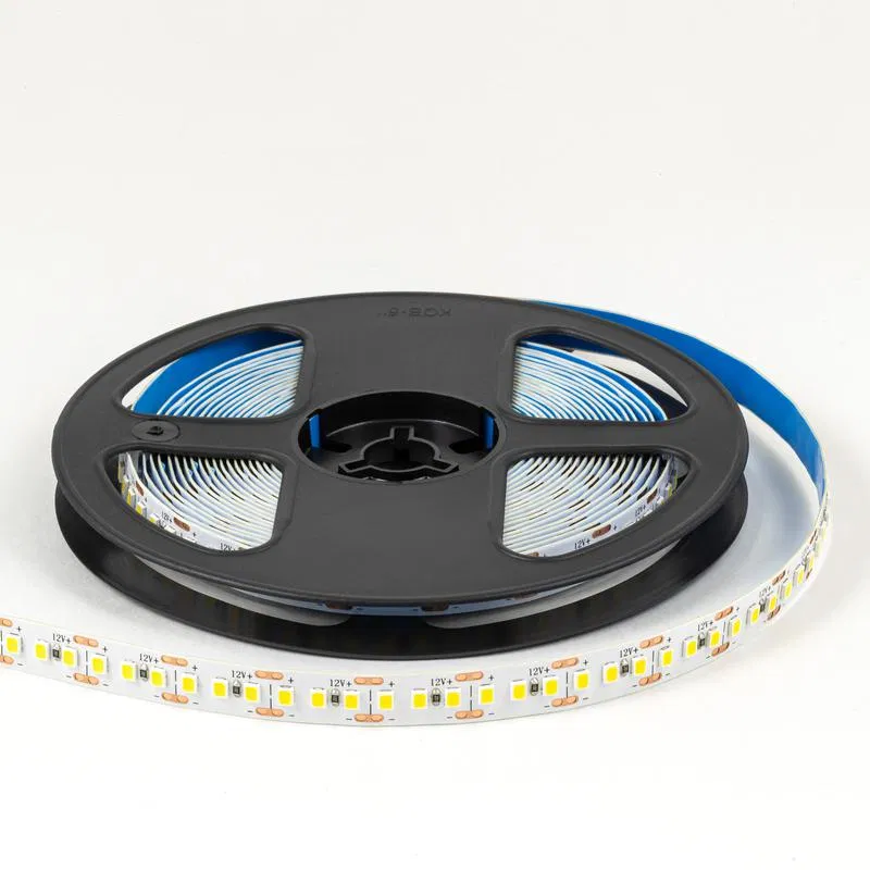LED灯带 12V 14.4W/m 1600 lm/m 4000K smd2835 180灯/m IP20 背胶 8mm (5m装) OGM LSE-263
