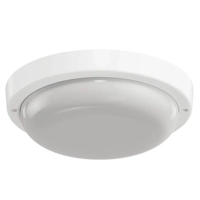 LED lamp 8W 4000K IP65 650lm d140x38mm hermetic round white OGM O28-01