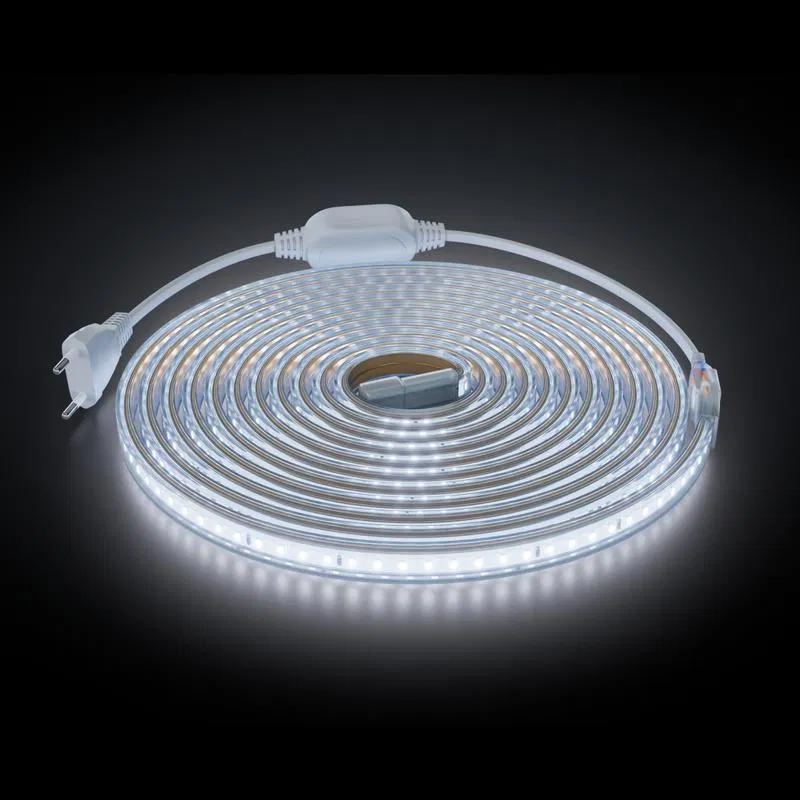 LED strip kit 220V 6W/m 400lm/m 6500K cool-white smd2835 120led/m IP65 (5m pack) OGM SL-67