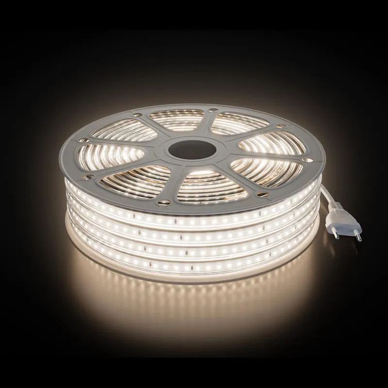 220V LED灯带套装 6W/m 400lm/m 4000K 日光白 smd2835 120led/m IP65 (15m装) OGM SL-69