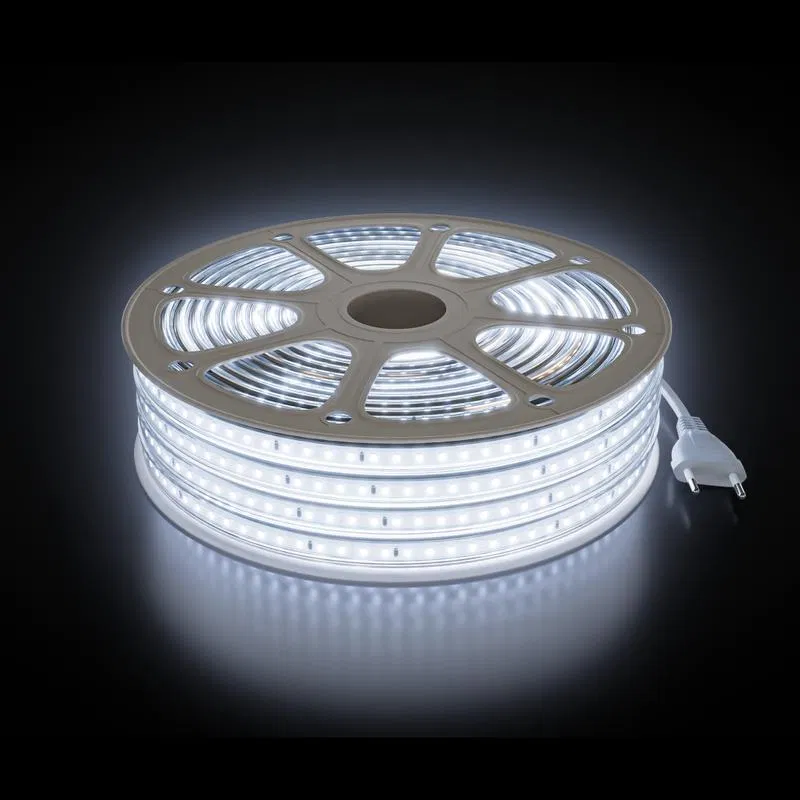 220V LED灯带套装 6W/m 400lm/m 6500K 冷白 SMD2835 120led/m IP65 (15m装) OGM SL-70