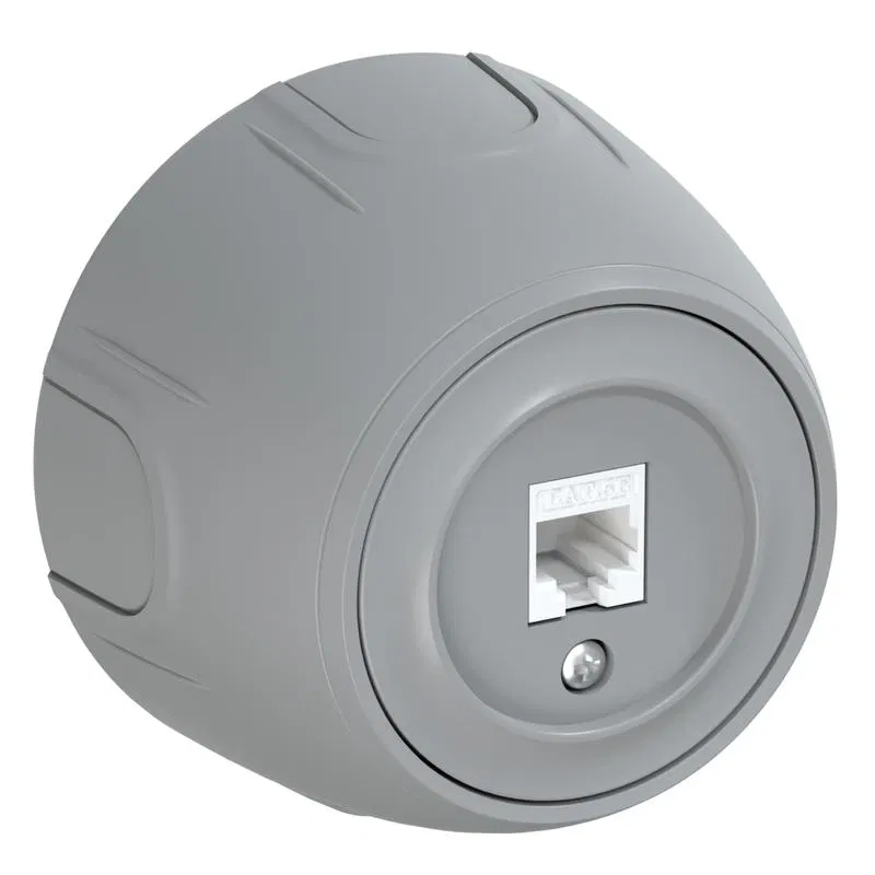 Розетка компьютерная 1-м RJ45 кат.5E Rotondo сер. OneKeyElectro 7700889