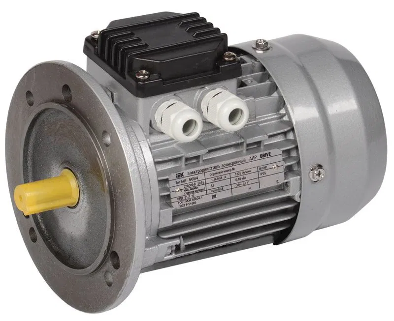 Three-phase asynchronous motor AIR 56A4 380V 0.12kW 1500rpm 3081 DRIVE IEK DRV056-A4-000-1-1530