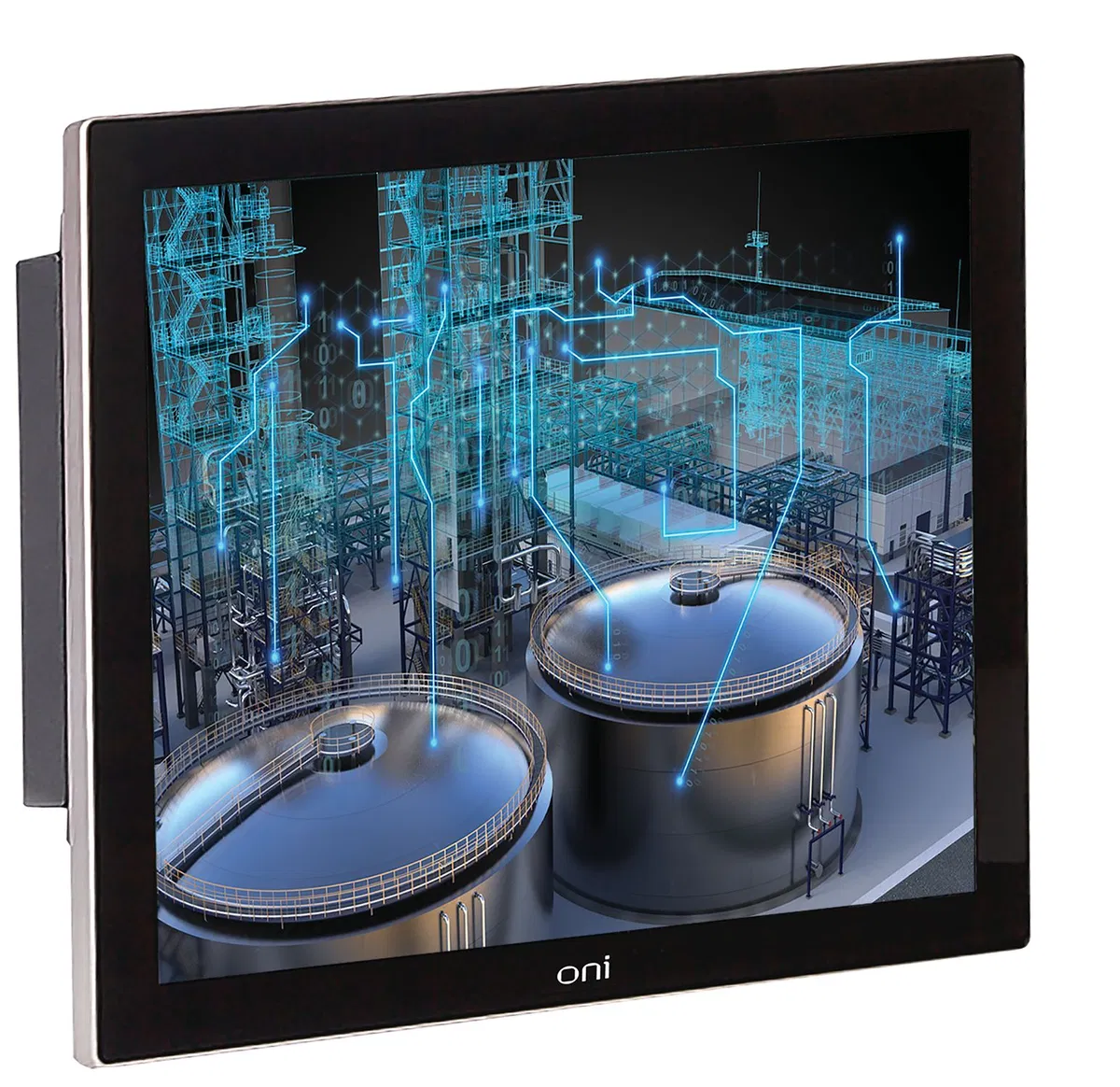 Панель оператора емкостная ETС 17” металлический корпус ONI ETC-A8TS-HSSE-P-170