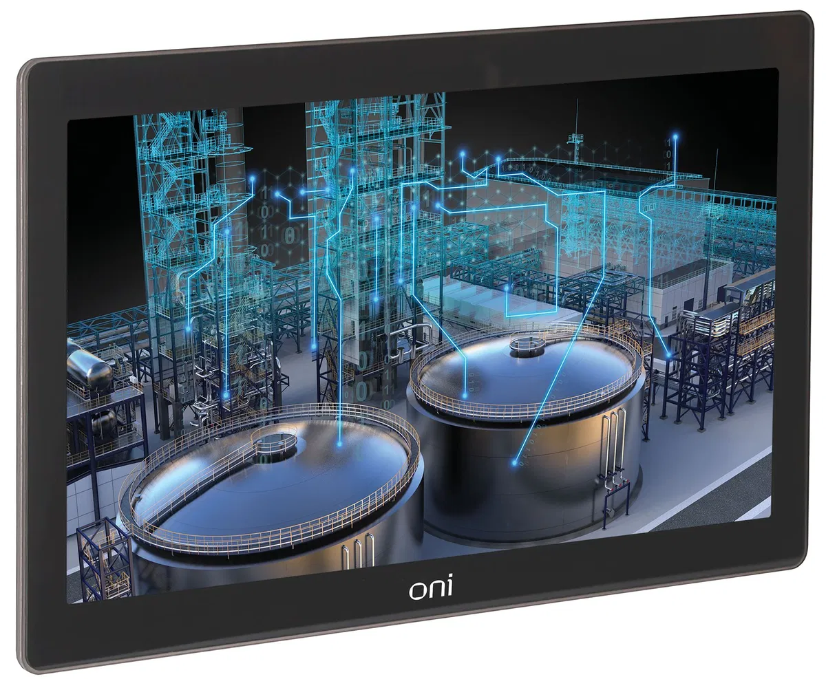 Панель оператора емкостная ETС 22” металлический корпус ONI ETC-A8TS-HSSE-P-220