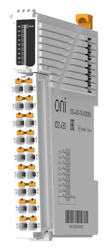 Модуль дискретного вывода IOD 430 8 сигналов NPN ONI IOD-430-TB-00008N