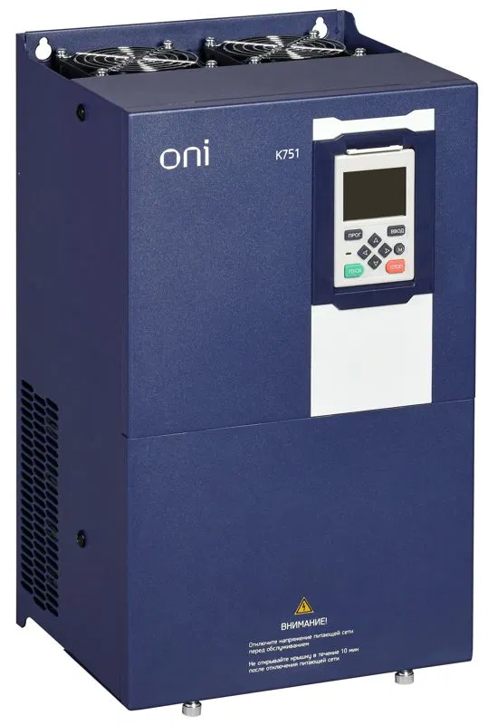 Преобразователь частоты K751 380В 3Ф 37-45кВт 75-91А ONI K751-33-3745M