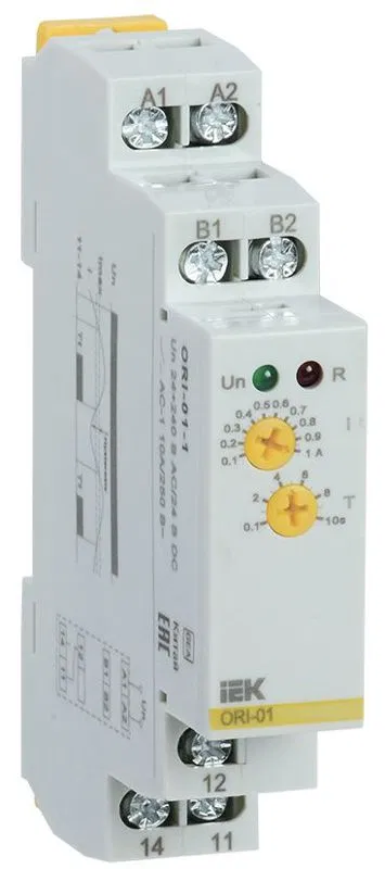 Реле тока ORI 0.1-1А 24-240В AC/24В DC IEK ORI-01-1 ONI