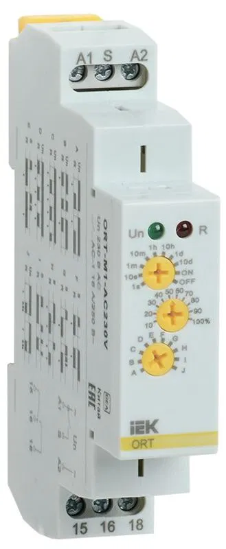 Реле времени многофункц. ORT 1 контакт 230В AC IEK ORT-M1-AC230V ONI