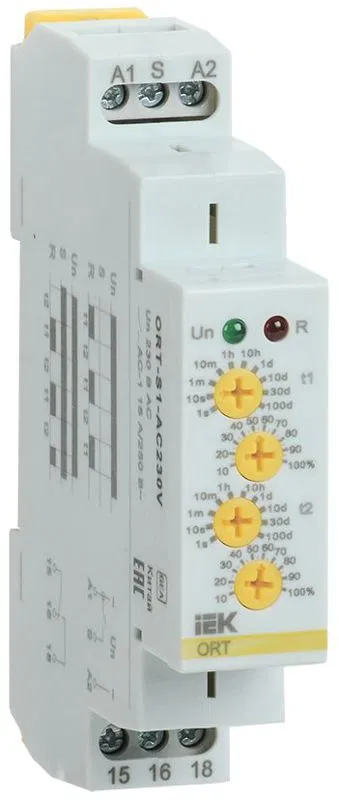 Реле циклическое ORT 1 контакт 230В AC IEK ORT-S1-AC230V ONI