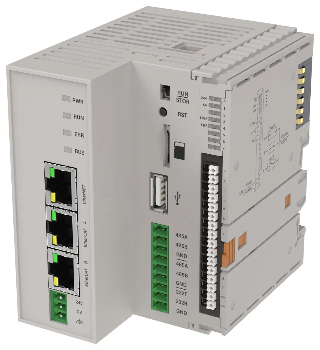 ПЛК 250 Модуль ЦПУ 8 входов интерфейсы RS232 RS485 Ethernet EtherCAT USB SD-Card 24В DC CDS ONI PLC-250-CPU-0800-0DC