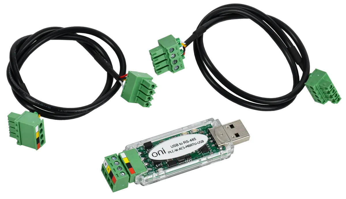 ПЛК W. Преобразователь интерфейсов USB-RS485 ONI PLC-W-ACS-MBRTU-USB