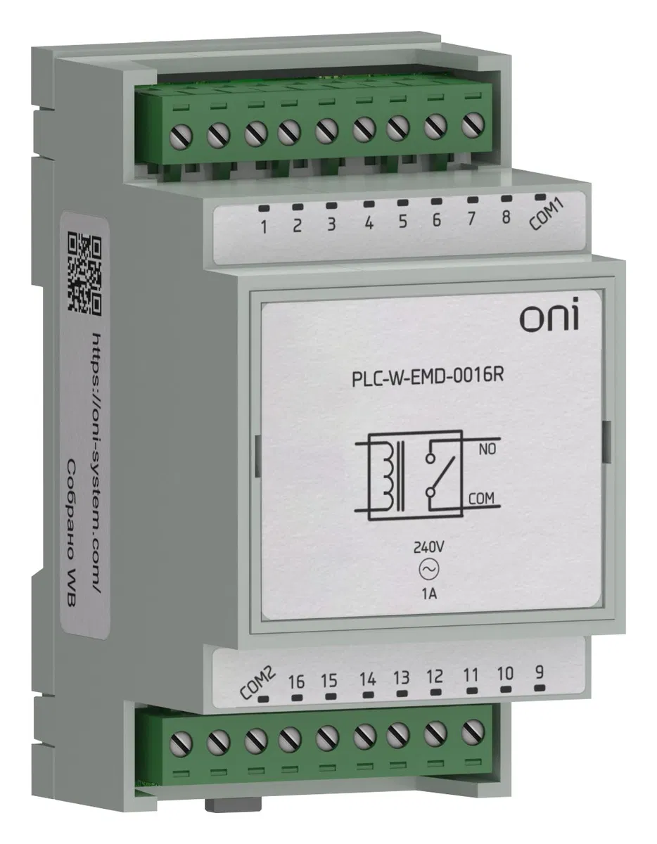 ПЛК W. Расширение 16 DO 230В ONI PLC-W-EMD-0016R