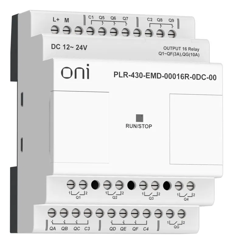 Модуль расширения входов выходов ПЛК 430 16 RO 24В DC ONI PLR-430-EMD-00016R-0DC-00