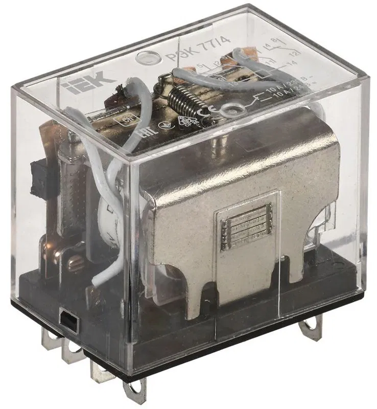 Реле РЭК 77-4 10А 24В DC IEK RRP10-4-10-024D ONI