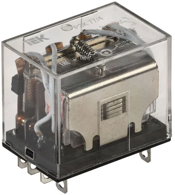 Реле РЭК 77-4 10А 220В AC IEK RRP10-4-10-220A ONI
