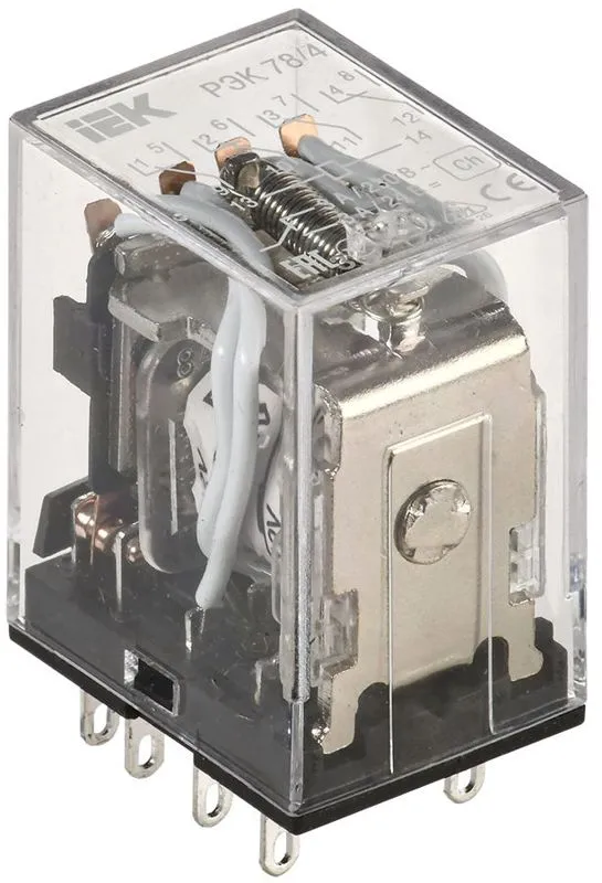 Реле РЭК 78-4 3А 12В DC IEK RRP20-4-03-012D ONI