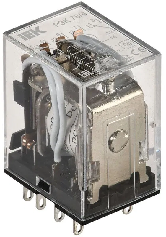 Реле РЭК 78-4 3А 24В DC IEK RRP20-4-03-024D ONI