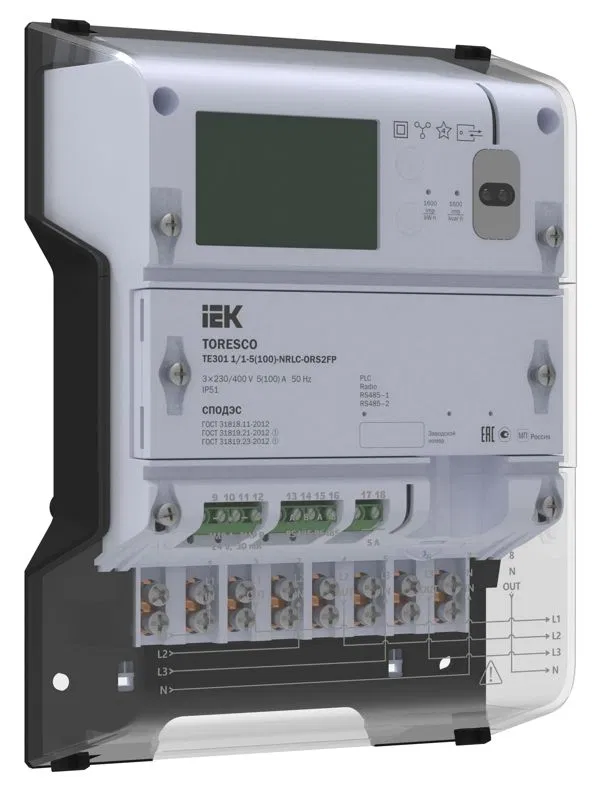Счетчик TE301 1/1-5(100)-NRLC-ORS2FPG TORESCO IEK TR-TE301-100-1-RS2FPG ONI