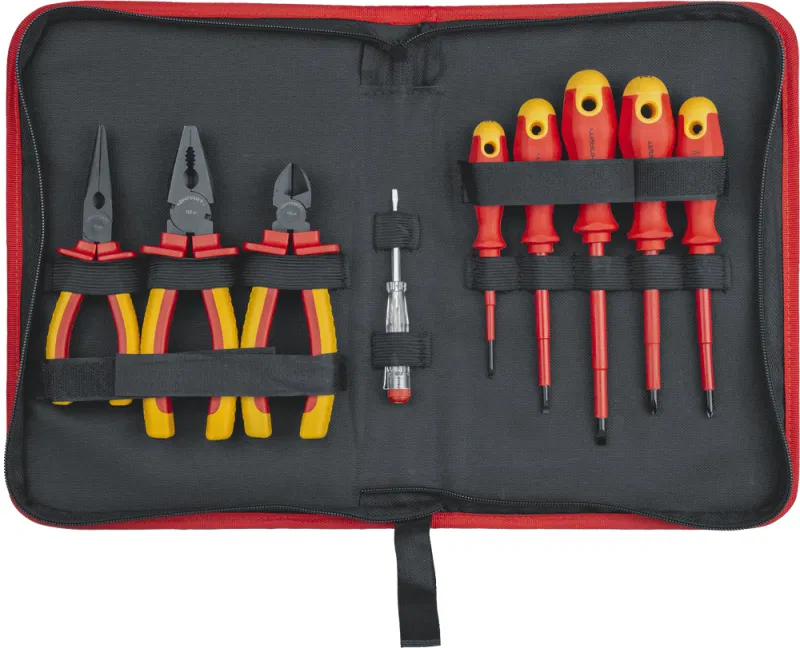 Insulated tool set 82 969 OHT-Ind01-H9 reinforced. (9 items) ONLAIT 82969