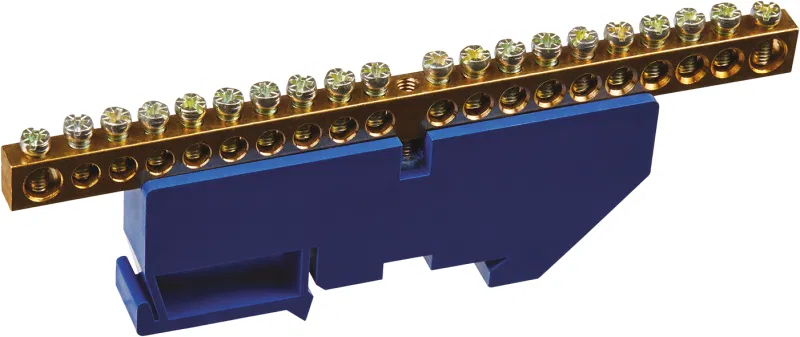 Шина нулевая 90 721 OBB-M69-20D-B на DIN-изоляторе ОНЛАЙТ 90721