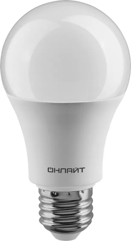 Лампа светодиодная 90 875 OLL-A60-10-12/48-4K-E27 10Вт 4000К нейтр. бел. 900лм 12-48В грушевидная низковольтная ОНЛАЙТ 90875