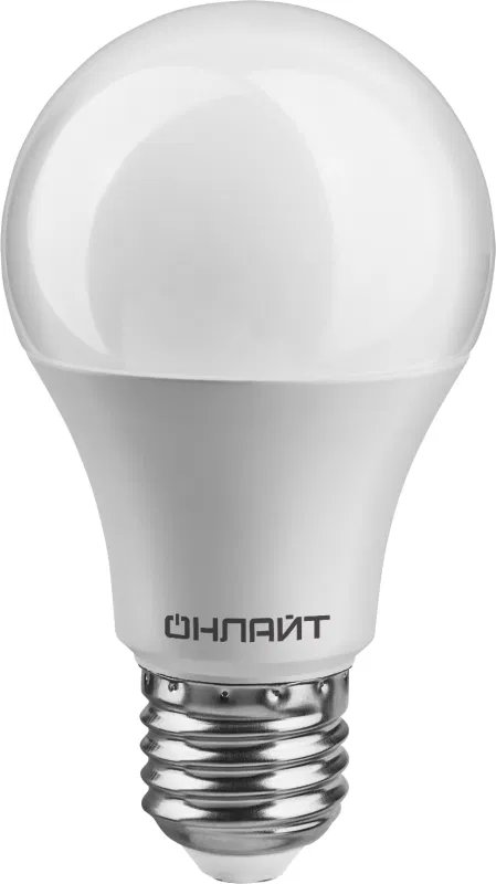 Лампа светодиодная 90 877 OLL-A60-15-12/48-4K-E27 15Вт 4000К нейтр. бел. 1350лм 12-48В грушевидная низковольтная ОНЛАЙТ 90877