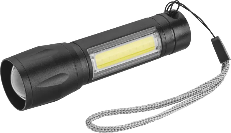 Фонарь светодиодный ручной 90 909 OPT-CP12-ACCU пласт.1LED 3Вт+1COB 1.5Вт li-ion 0.5А.ч 3реж. IPХ4 ОНЛАЙТ 90909