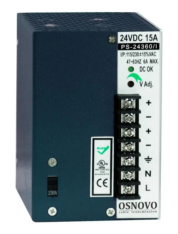 Блок питания промышленный PS-24360/I 15А OSNOVO 11177