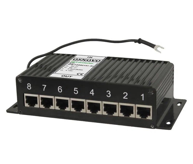 Устройство грозозащиты SP-IP8/1000(ver.2) для локал. вычислит. сети OSNOVO 11349