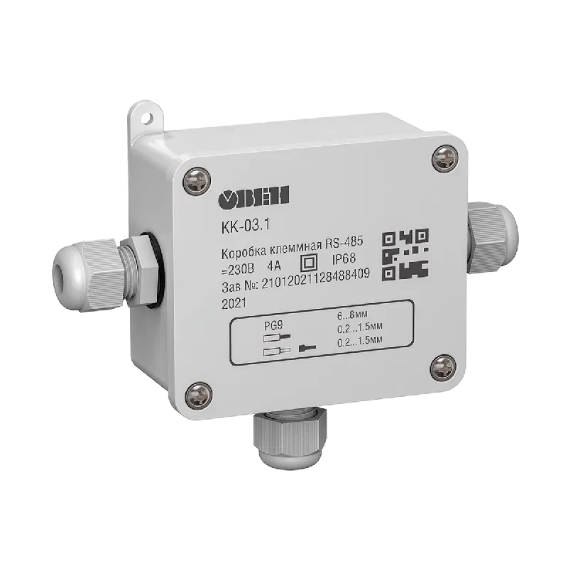 Коробка клеммная RS-485 КК-03.1 ОВЕН 104587