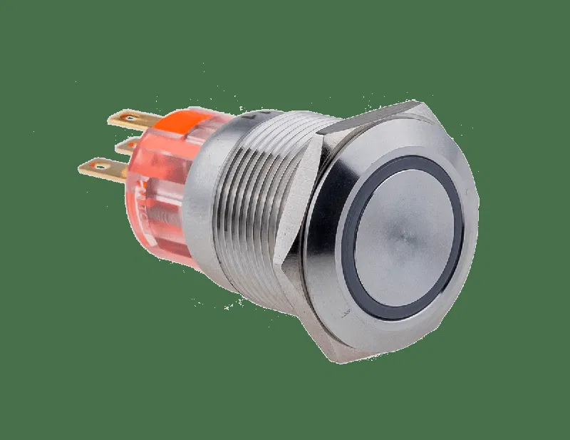 Кнопка IP67 с подсветкой зел. с возвратом 1NO+1NC 220В AC MT67-R220G11 ОВЕН 107347