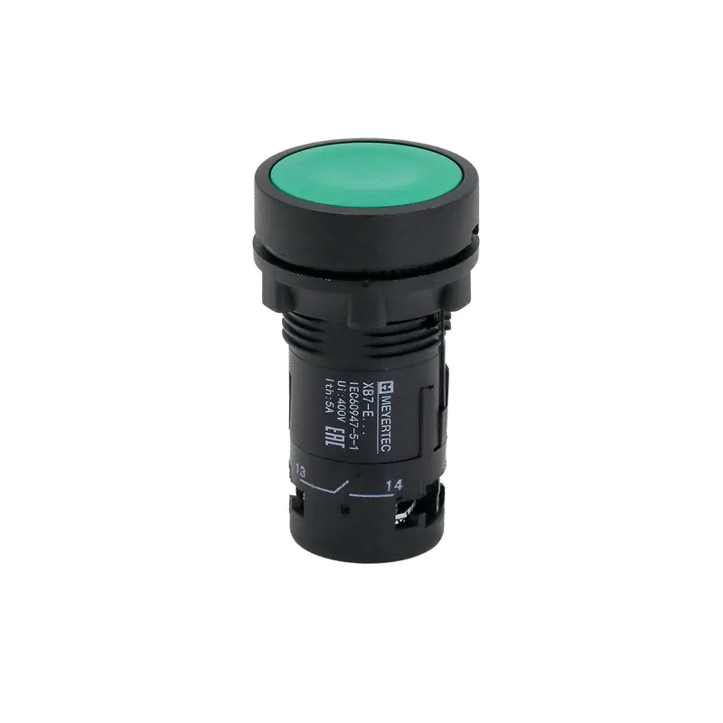 Кнопка плоская 1NO+1NC IP54 пластик MTB7-EA35 зел. ОВЕН 132683