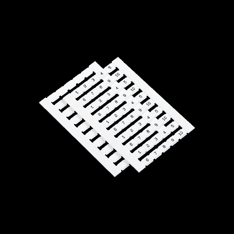Маркировка пружинных клемм 6 10 16кв.мм 1-10 MTS-6M110 (уп.100шт) ОВЕН 136919