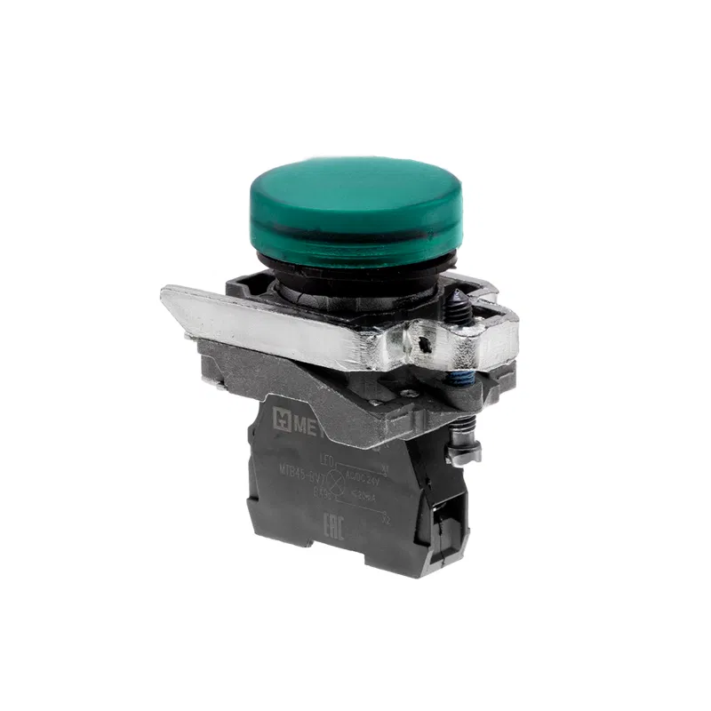 Лампа сигнальная 24В AС/DC IP65 металл MTB4-BV731 зел. ОВЕН 137220