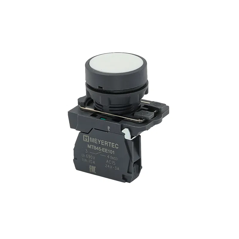 Кнопка плоская 1NO IP65 пластик MTB5-AA11 бел. ОВЕН 137224
