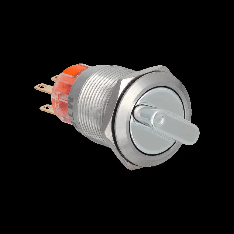 Переключатель MT67-BD331 IP67 2НО+2НЗ в 3 полож. с фиксацией короткая ручка нерж. сталь ОВЕН 139446