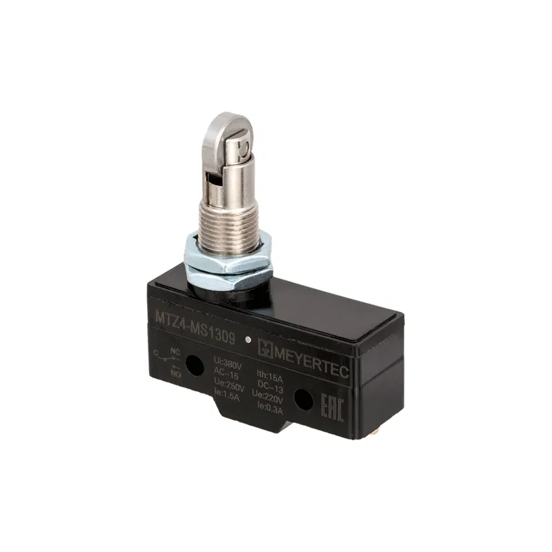 Мини-выключатель концевой IP40 ролик нажимной поперечный MTZ4-MS1309 ОВЕН 150782