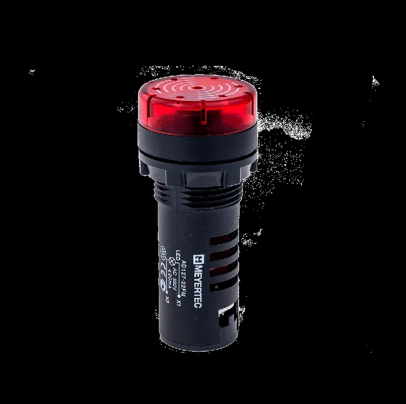 Звонок с подсветкой 80дБ 220В AC MT22-SM220 красн. ОВЕН 53447