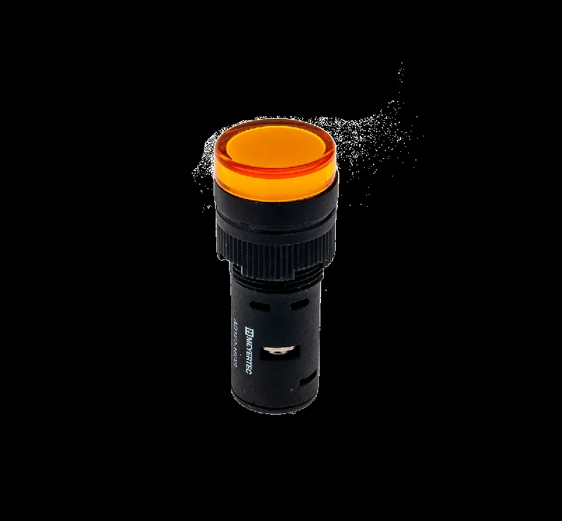 Лампа сигнальная 16мм 220В AC моноблок IP40 MT16-D65 желт. ОВЕН 73810
